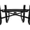 Global Industrial Round Kids Picnic Table, Black, Expanded Metal, 46 in L, 24-1/2 in H Overall 277150KBK - alternate 4